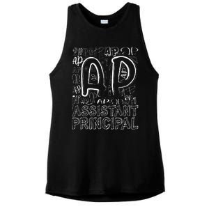 Assistant Principal Teacher Appreciation Week Cute Ladies PosiCharge Tri-Blend Wicking Tank