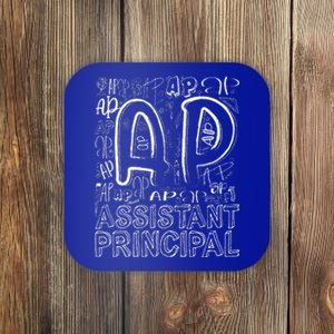 Assistant Principal Teacher Appreciation Week Cute Coaster