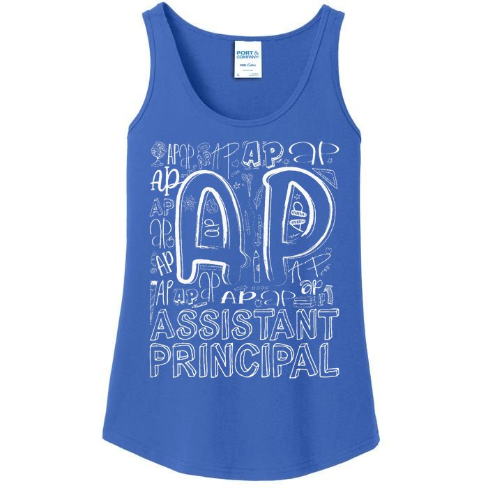 Assistant Principal Teacher Appreciation Week Cute Ladies Essential Tank