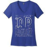 Assistant Principal Teacher Appreciation Week Cute Women's V-Neck T-Shirt