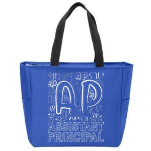 Assistant Principal Teacher Appreciation Week Cute Zip Tote Bag