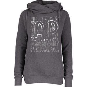 Assistant Principal Teacher Appreciation Week Cute Womens Funnel Neck Pullover Hood