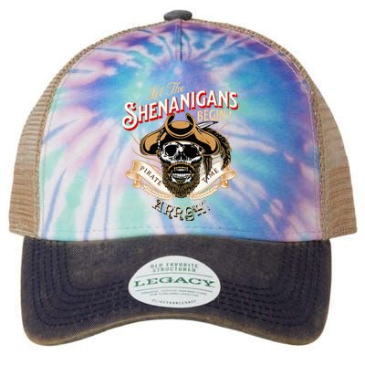 Arrgh Pirate Time Let The Shenanigans Begin Pirate Legacy Tie Dye Trucker Hat