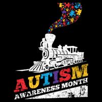 Autism Puzzle Train Toy Gift Support Autism Awareness Great Gift Drawstring Bag