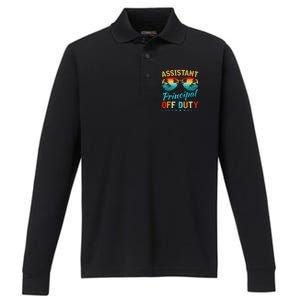 Assistant Principal Teacher Off Duty Last Day Of School Performance Long Sleeve Polo