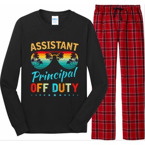 Assistant Principal Teacher Off Duty Last Day Of School Long Sleeve Pajama Set