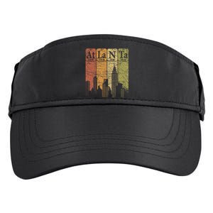 Atlanta Periodic Table Elements Atlanta Skyline Retro Adult Drive Performance Visor