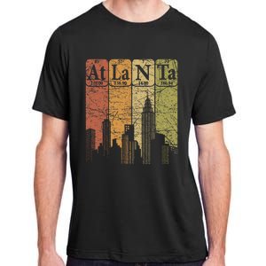 Atlanta Periodic Table Elements Atlanta Skyline Retro Adult ChromaSoft Performance T-Shirt