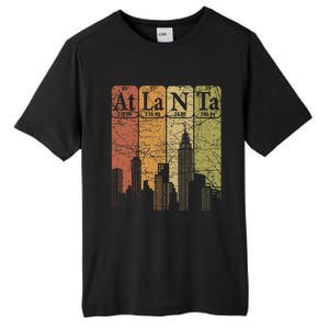 Atlanta Periodic Table Elements Atlanta Skyline Retro Tall Fusion ChromaSoft Performance T-Shirt