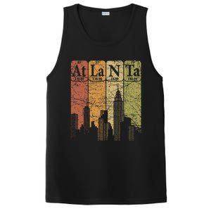 Atlanta Periodic Table Elements Atlanta Skyline Retro PosiCharge Competitor Tank