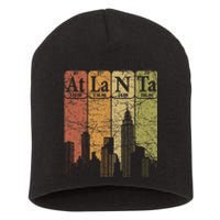 Atlanta Periodic Table Elements Atlanta Skyline Retro Short Acrylic Beanie