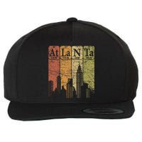 Atlanta Periodic Table Elements Atlanta Skyline Retro Wool Snapback Cap