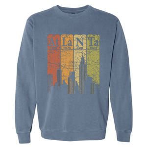 Atlanta Periodic Table Elements Atlanta Skyline Retro Garment-Dyed Sweatshirt