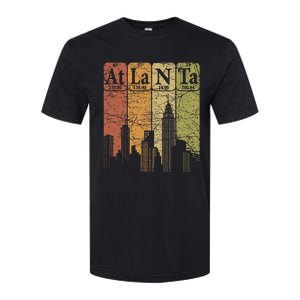 Atlanta Periodic Table Elements Atlanta Skyline Retro Softstyle CVC T-Shirt