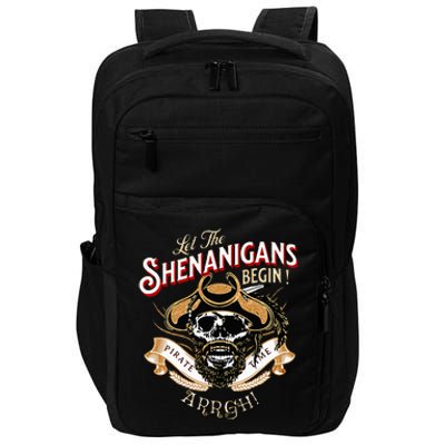 ARRGH Pirate Time Let The Shenanigans Begin Pirate Impact Tech Backpack