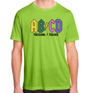 ABCD Preschool Teacher Rock And Roll Adult ChromaSoft Performance T-Shirt