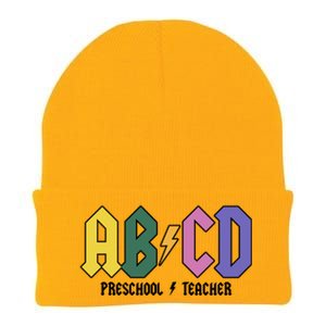 ABCD Preschool Teacher Rock And Roll Knit Cap Winter Beanie