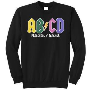 ABCD Preschool Teacher Rock And Roll Sweatshirt