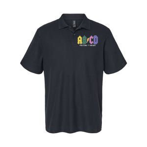 ABCD Preschool Teacher Rock And Roll Softstyle Adult Sport Polo