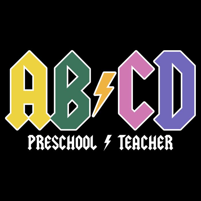 ABCD Preschool Teacher Rock And Roll Bag