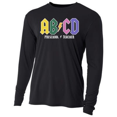 ABCD Preschool Teacher Rock And Roll Cooling Performance Long Sleeve Crew