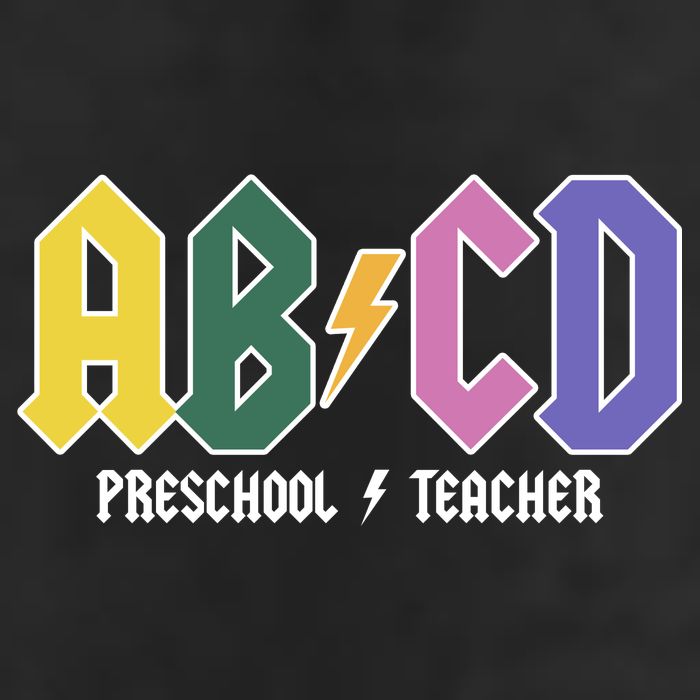 ABCD Preschool Teacher Rock And Roll Trucker Hat