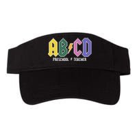 ABCD Preschool Teacher Rock And Roll Valucap Bio-Washed Visor