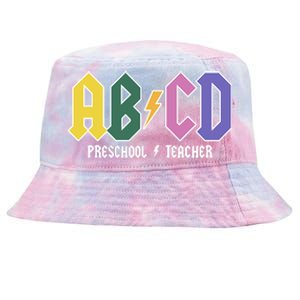 ABCD Preschool Teacher Rock And Roll Tie-Dyed Bucket Hat