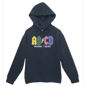 ABCD Preschool Teacher Rock And Roll Urban Pullover Hoodie