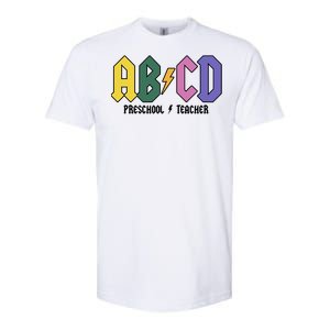 ABCD Preschool Teacher Rock And Roll Softstyle CVC T-Shirt