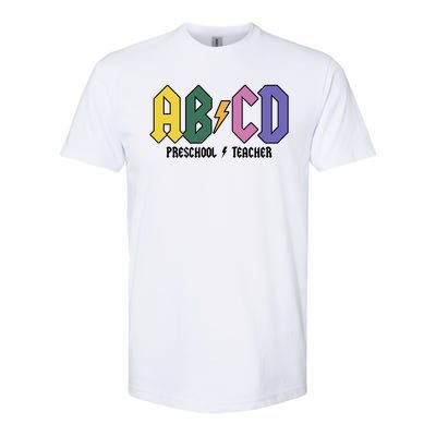 ABCD Preschool Teacher Rock And Roll Softstyle® CVC T-Shirt