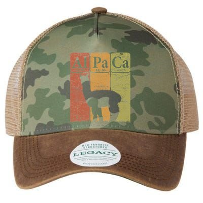 Alpaca Periodic Table Elements Llama Alpaca Vintage Legacy Tie Dye Trucker Hat
