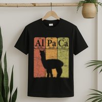 Alpaca Periodic Table Elements Llama Alpaca Vintage T-Shirt