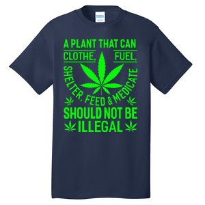 A Plant That Can Clothe Fuel Shelter Feed & Medicate Shou Tall T-Shirt