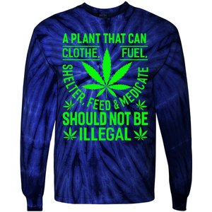 A Plant That Can Clothe Fuel Shelter Feed & Medicate Shou Tie-Dye Long Sleeve Shirt