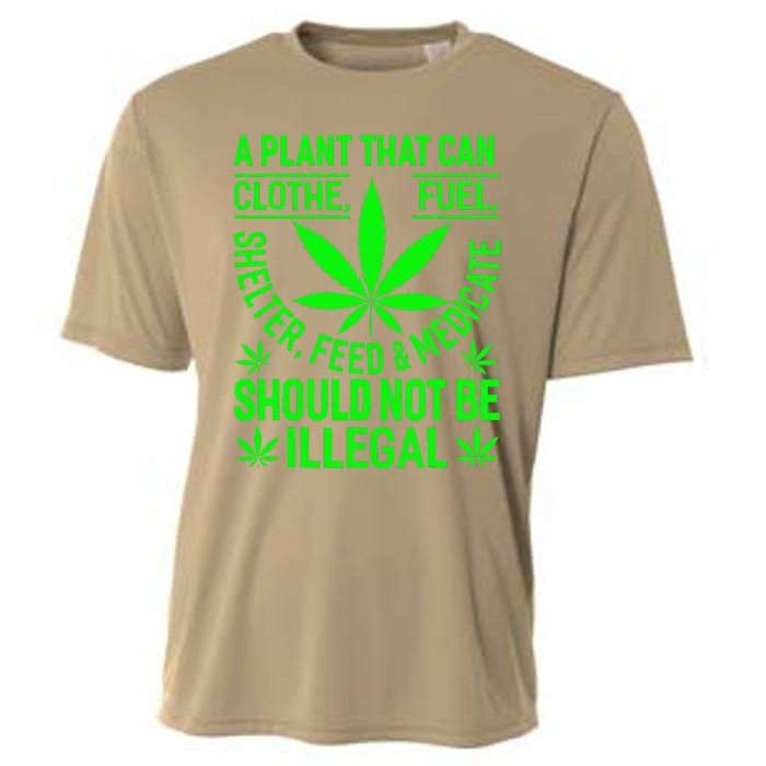 A Plant That Can Clothe Fuel Shelter Feed & Medicate Shou Cooling Performance Crew T-Shirt