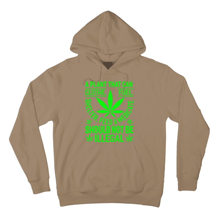 A Plant That Can Clothe Fuel Shelter Feed & Medicate Shou Hoodie