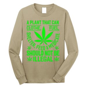 A Plant That Can Clothe Fuel Shelter Feed & Medicate Shou Long Sleeve Shirt