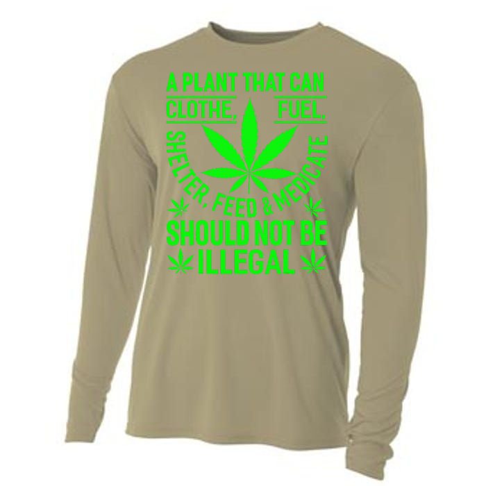 A Plant That Can Clothe Fuel Shelter Feed & Medicate Shou Cooling Performance Long Sleeve Crew