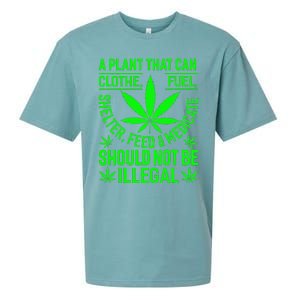 A Plant That Can Clothe Fuel Shelter Feed & Medicate Shou Sueded Cloud Jersey T-Shirt