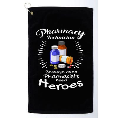 Awesome Pharmacy Tech Gift Pharmacy Technician Platinum Collection Golf Towel