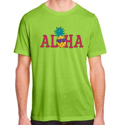 Aloha Pineapple Tropical Cute Adult ChromaSoft Performance T-Shirt