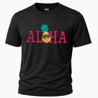 Aloha Pineapple Tropical Cute Cooling Performance Crew T-Shirt