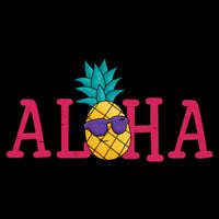 Aloha Pineapple Tropical Cute Cooling Performance Crew T-Shirt