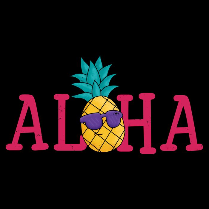 Aloha Pineapple Tropical Cute Cooling Performance Crew T-Shirt