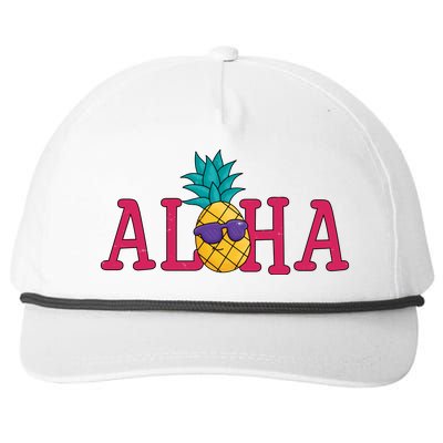 Aloha Pineapple Tropical Cute Snapback Five-Panel Rope Hat