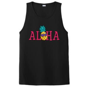 Aloha Pineapple Tropical Cute PosiCharge Competitor Tank