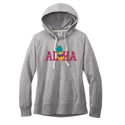 Aloha Pineapple Tropical Cute Women's Fleece Hoodie