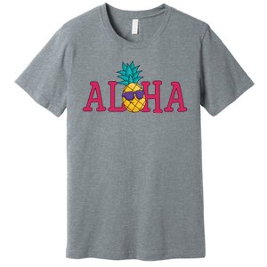 Aloha Pineapple Tropical Cute Premium T-Shirt