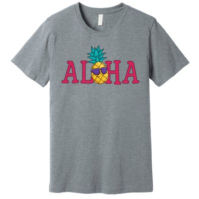 Aloha Pineapple Tropical Cute Premium T-Shirt